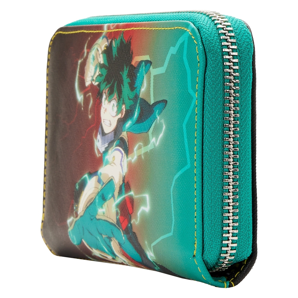 Loungefly My Hero Academia Deku Zip Around Wallet - Picture 2 of 6